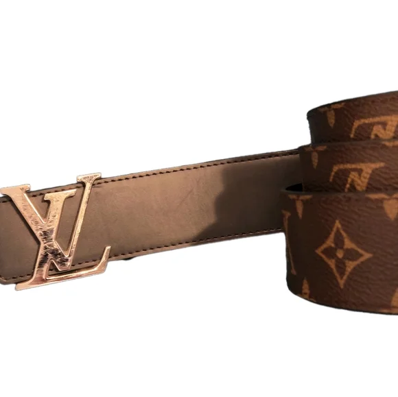 Louis Vuitton Reversible Brown/ Black (Unisex)Monogram LV Logo Belt Sz 120/48 - Picture 2 of 10